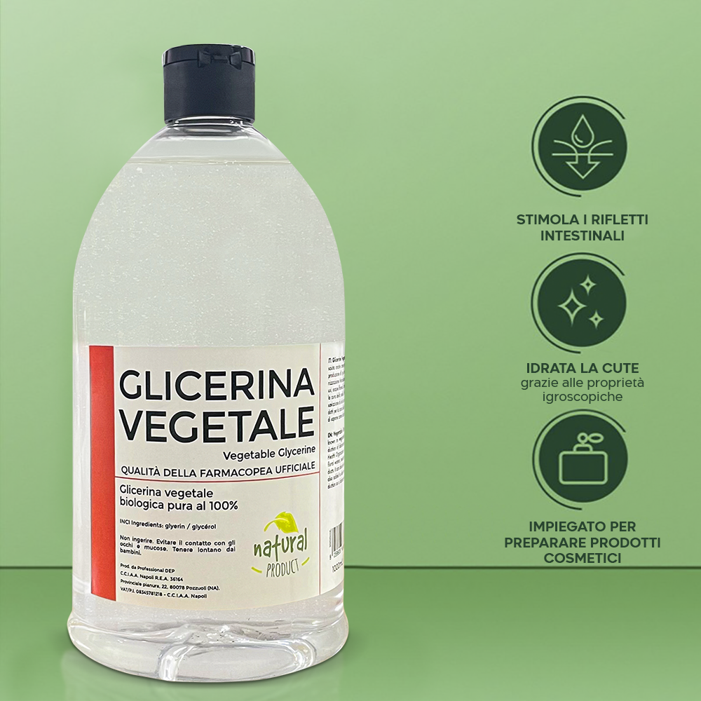 Glicerina vegetal pura 1000 ml bioglicerol para...