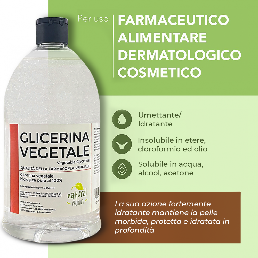 Glicerina vegetal pura 1000 ml bioglicerol para...