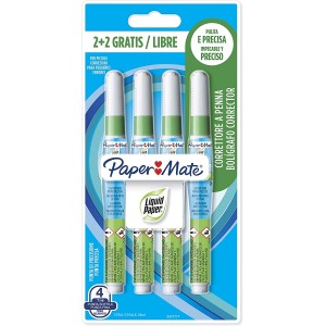 Pack de 4 piezas lápiz corrector líquido Paper Mate...