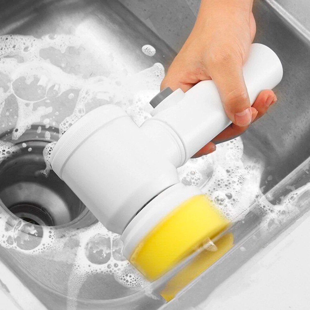 Cepillo eléctrico 5 en 1 cepillo mágico 3...