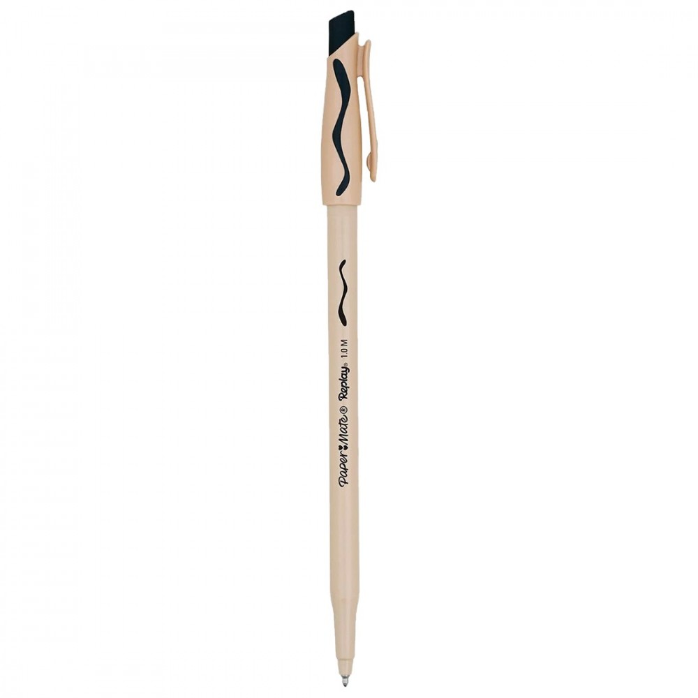 Bolígrafo borrable negro Paper Mate Paquete de...