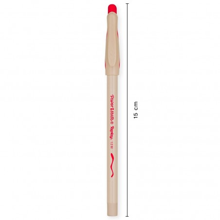 Bolígrafo borrable Rojo Paper Mate Paquete de 12 piezas Punta redonda 1 mm