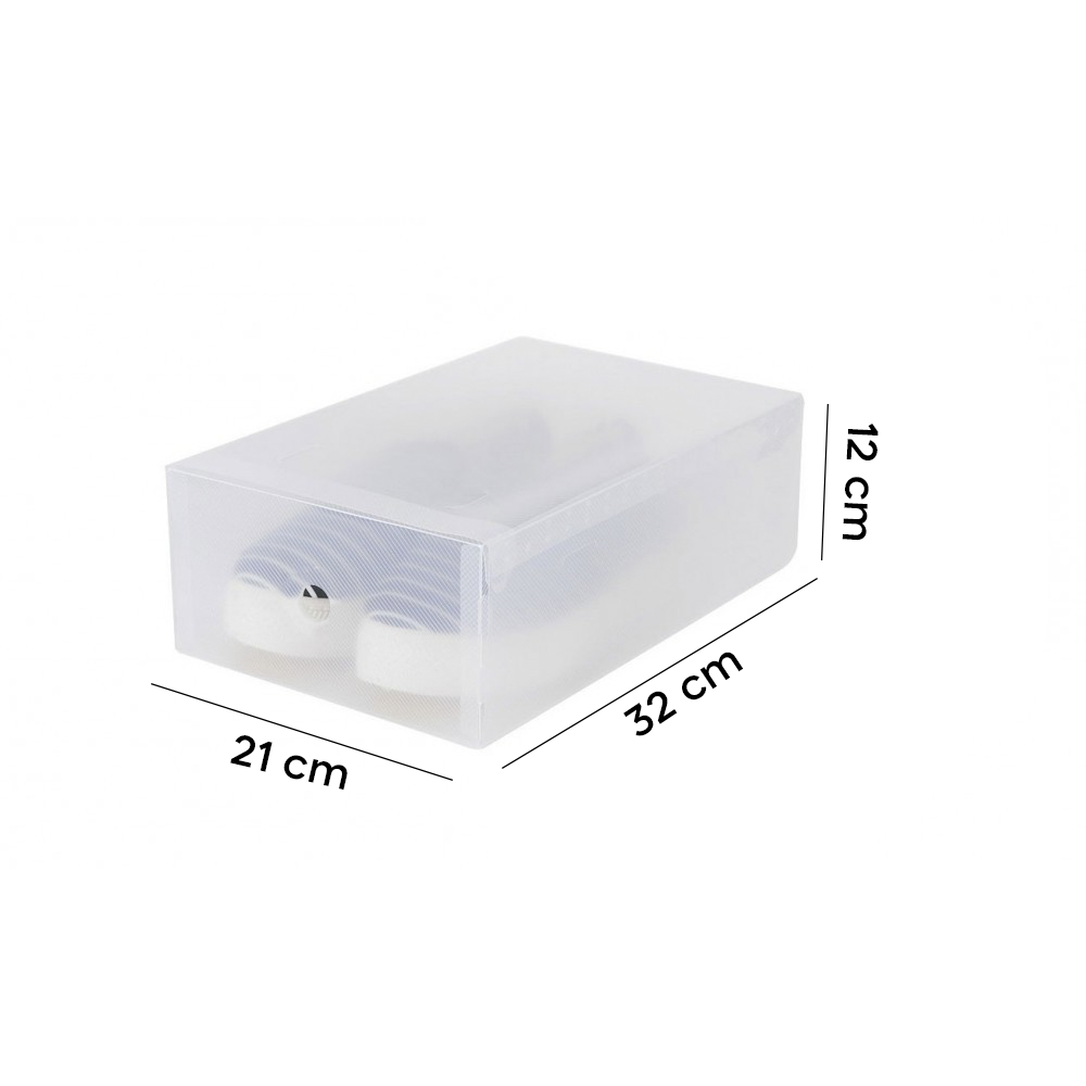 20 uds. caja transparente de almacenamiento...