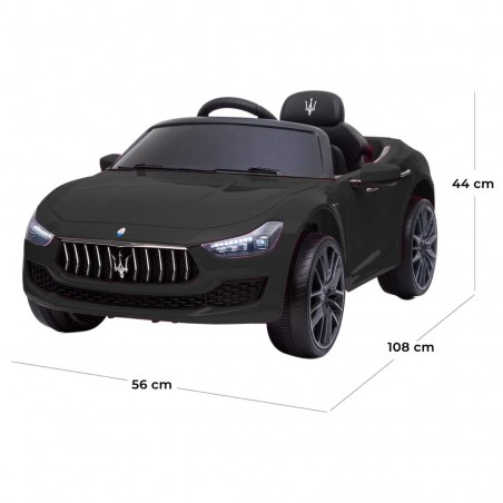 LT880 Coche eléctrico para niños MASERATI GHIBLI con luces LED 12V y MP3