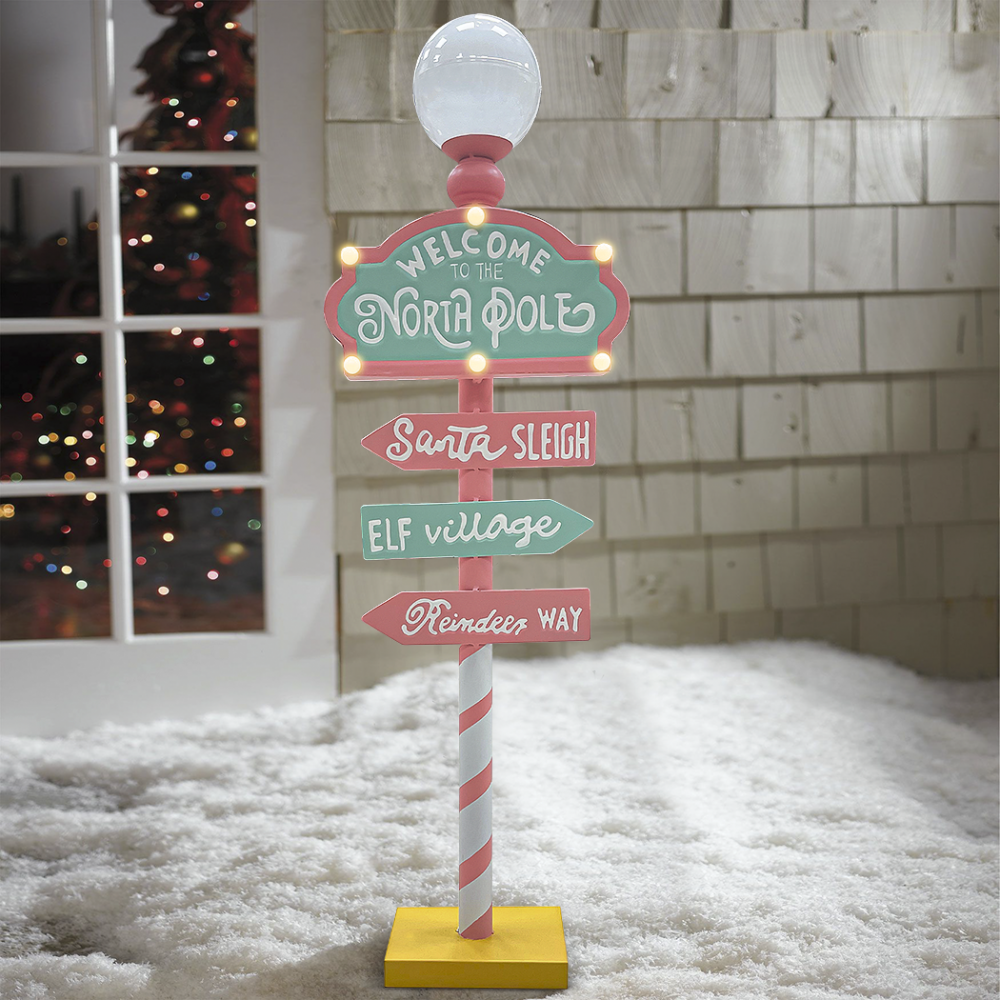 Cartel direcciones Papá Noel 436016 Adorno...