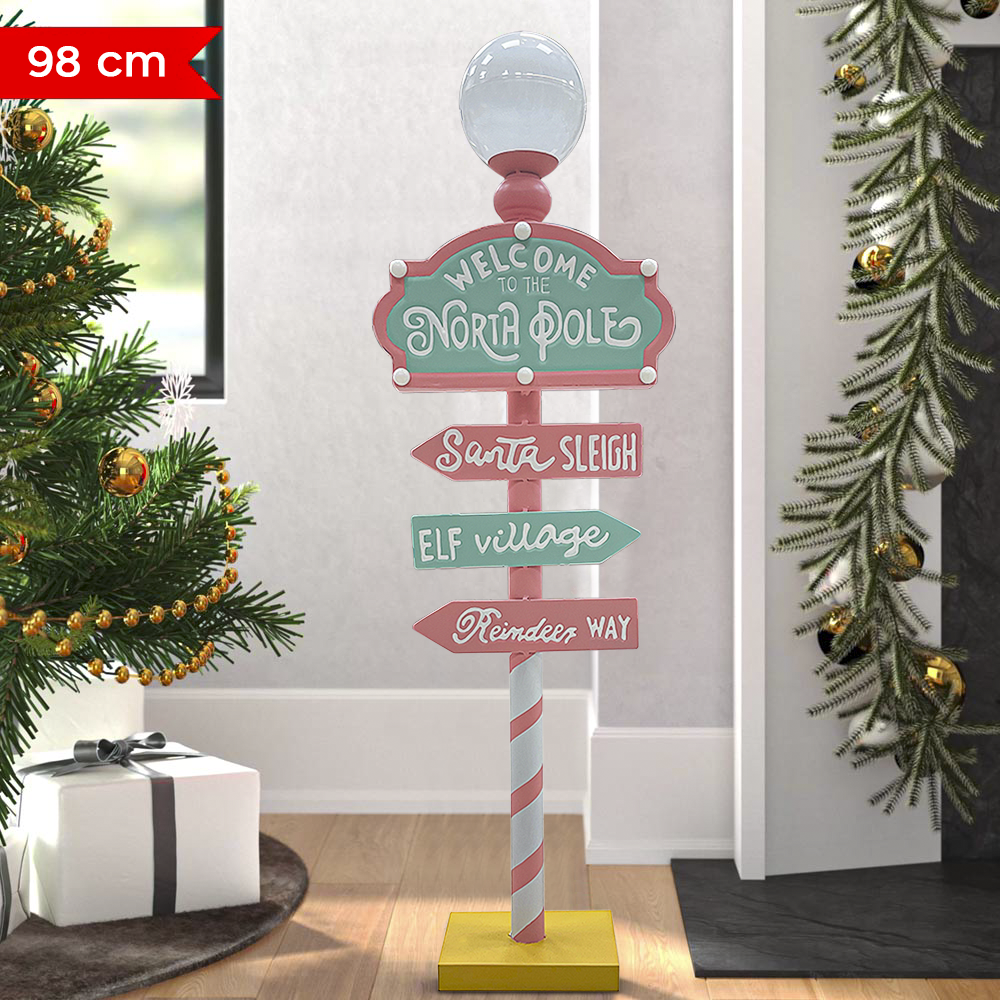 Cartel direcciones Papá Noel 436016 Adorno...