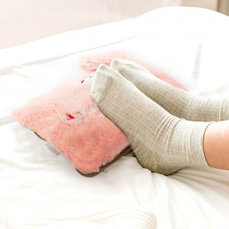 Bolsa agua caliente eléctrica para manos 439004 recargable con bolsillo de felpa