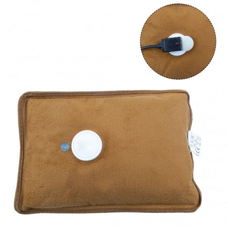 Bolsa agua caliente eléctrica para manos 439004 recargable con bolsillo de felpa