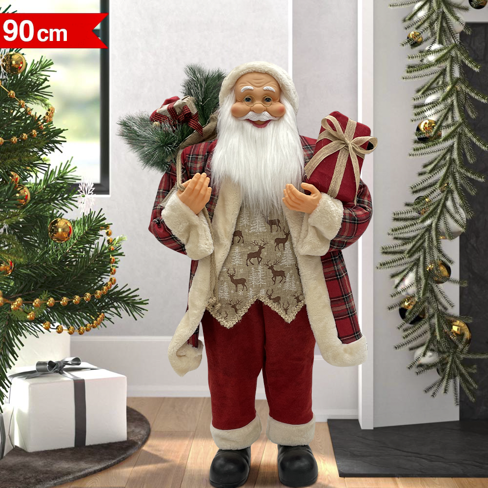 Papá noel rojo escocés 144244 vestido...