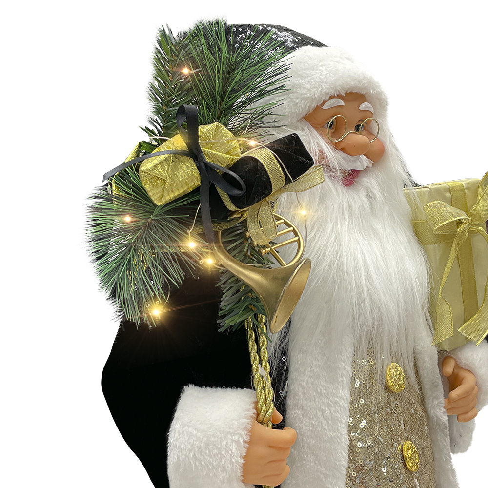 Papá noel negro y dorado 144268 vestido...