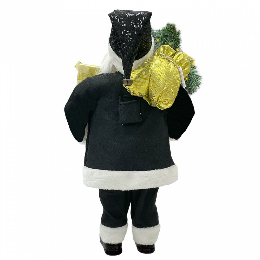 Papá noel negro y dorado 144270 vestido...
