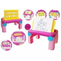 Mesa multifunción BARBIE 2119 (dibujo + cálculos matemáticos) color rosa - Juguete infantil para niño y niña
