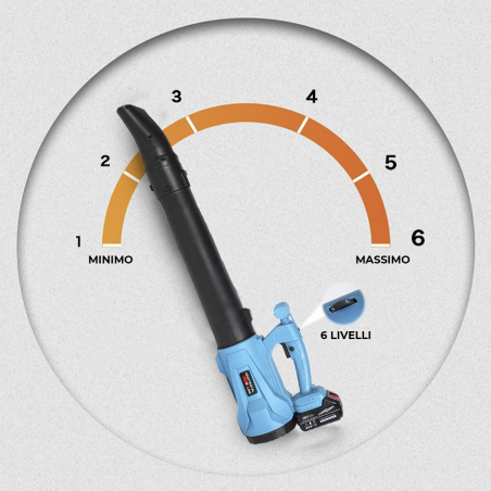 Soplador a batería KRAFTROYAL QOF3011 recargable 26V soplador portátil