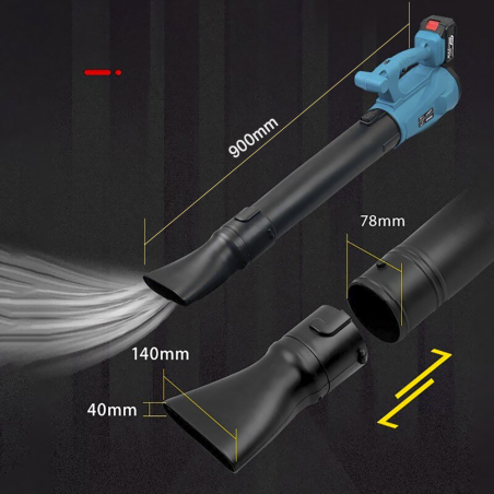 Soplador a batería KRAFTROYAL QOF3011 recargable 26V soplador portátil