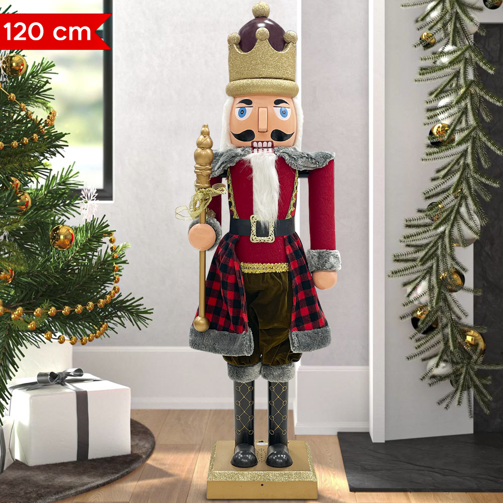 Soldado Cascanueces 392076 rojo escocés 120H cm...