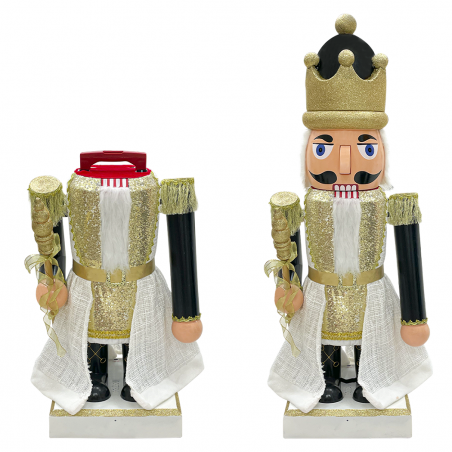 Soldado cascanueces 392082 soldado negro 160Hcm con luces, sonidos y movimiento