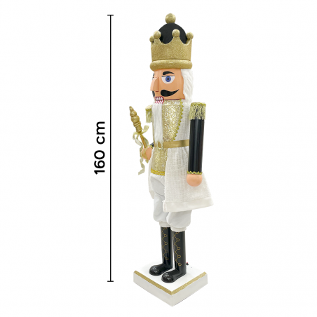 Soldado cascanueces 392082 soldado negro 160Hcm con luces, sonidos y movimiento