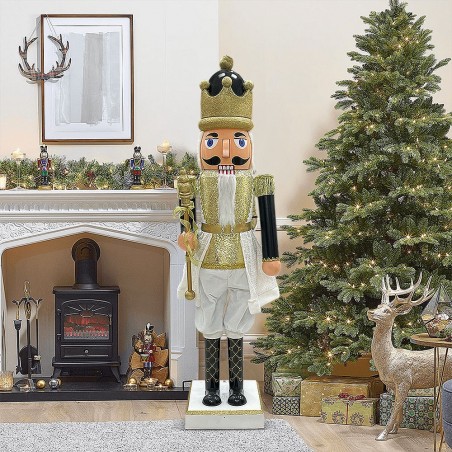 Soldado cascanueces 392082 soldado negro 160Hcm con luces, sonidos y movimiento