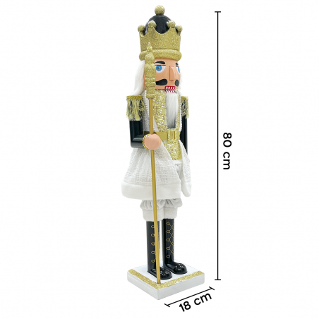 Soldado cascanueces 392084 soldado negro 80H cm adornos navideños