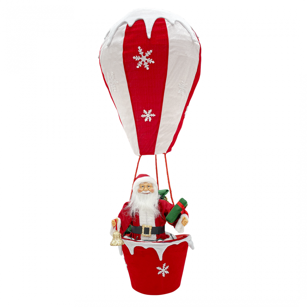 Globo papa noel 392050 adornos navideños 110H cm con luces y sonidos