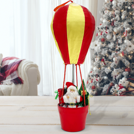 Globo papa noel 392020 adornos navideños 60H cm con luces y sonidos