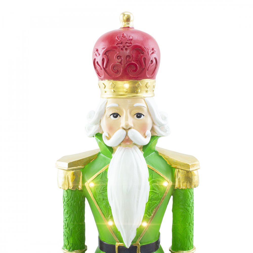 Cascanueces de navidad soldado verde H71cm...