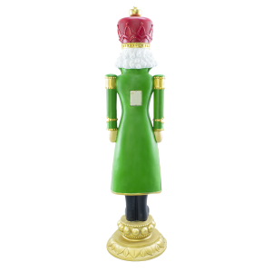Cascanueces de navidad soldado verde H117cm 436026... 2