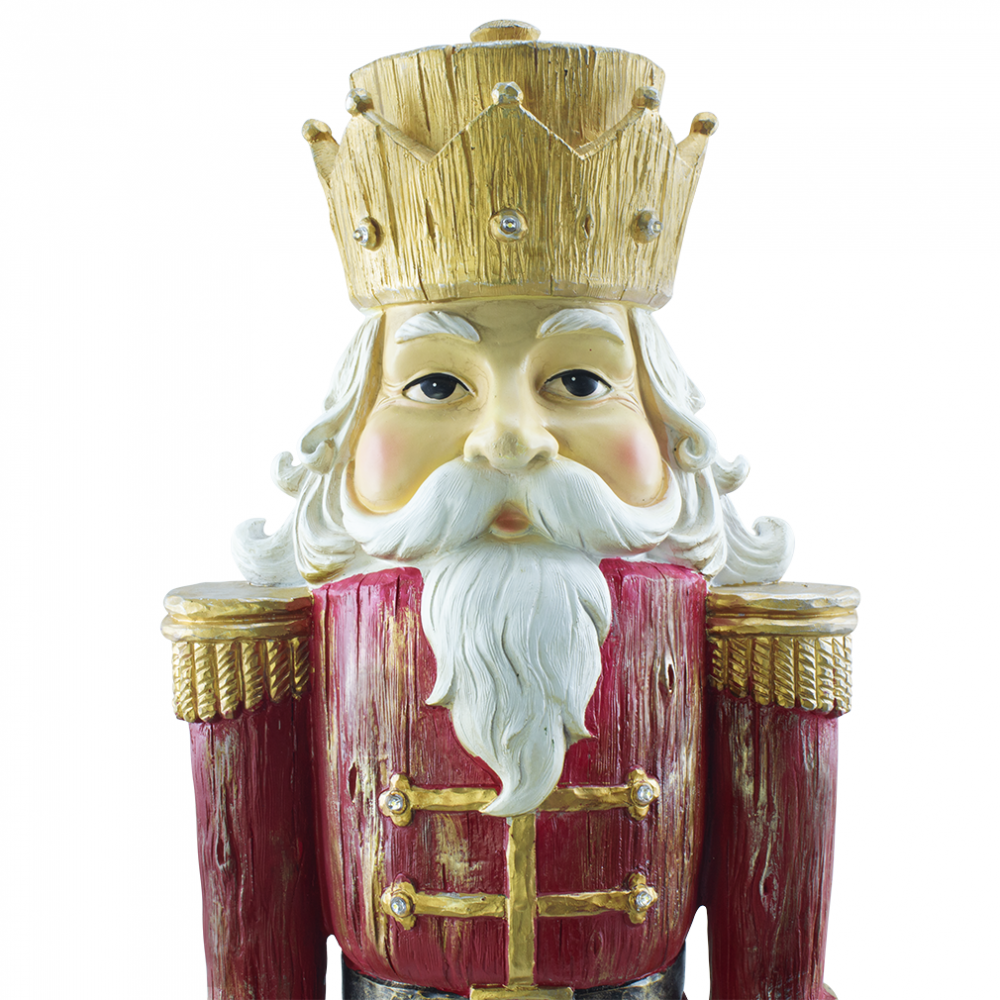 Cascanueces de navidad soldado rojo H92cm...