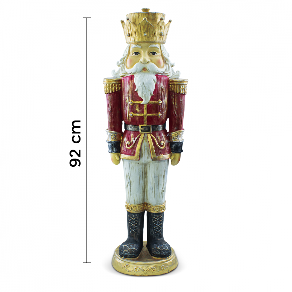 Cascanueces de navidad soldado rojo H92cm...