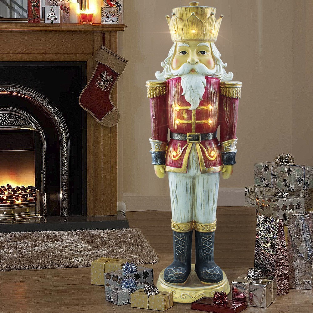 Cascanueces de navidad soldado rojo H92cm...