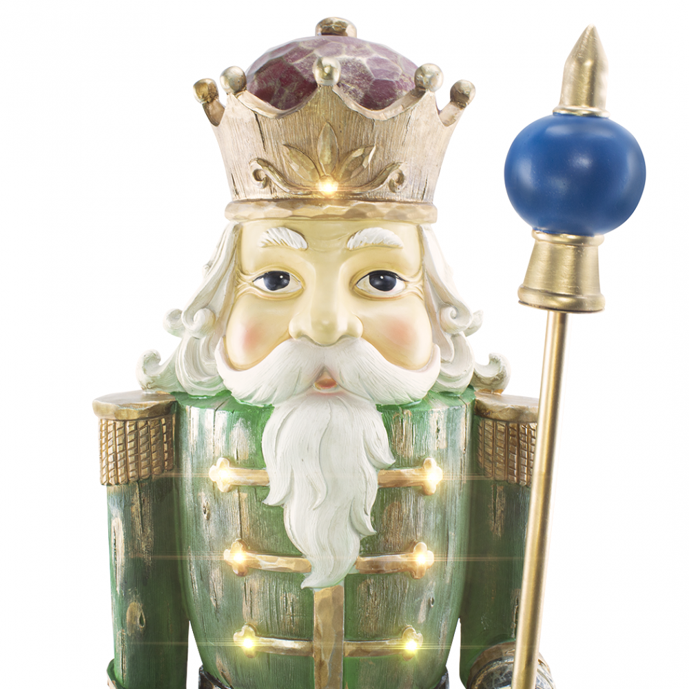 Cascanueces de Navidad Soldado Verde H122cm...