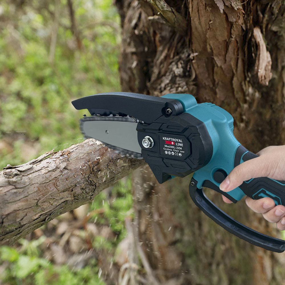 Mini motosierra de poda manual KRAFTROYAL...