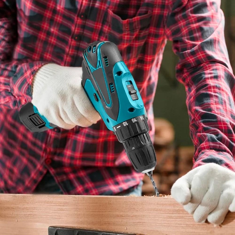 Taladro atornillador inalámbrico 18V KRAFTROYAL...