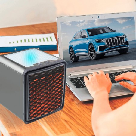 Estufa eléctrica portátil Purificador de aire 1200W Placa de cerámica ajustable