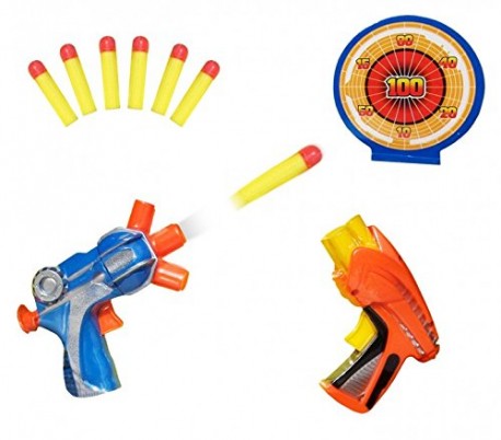 Juego infantil de disparos (Incluye balas y diana) 2608