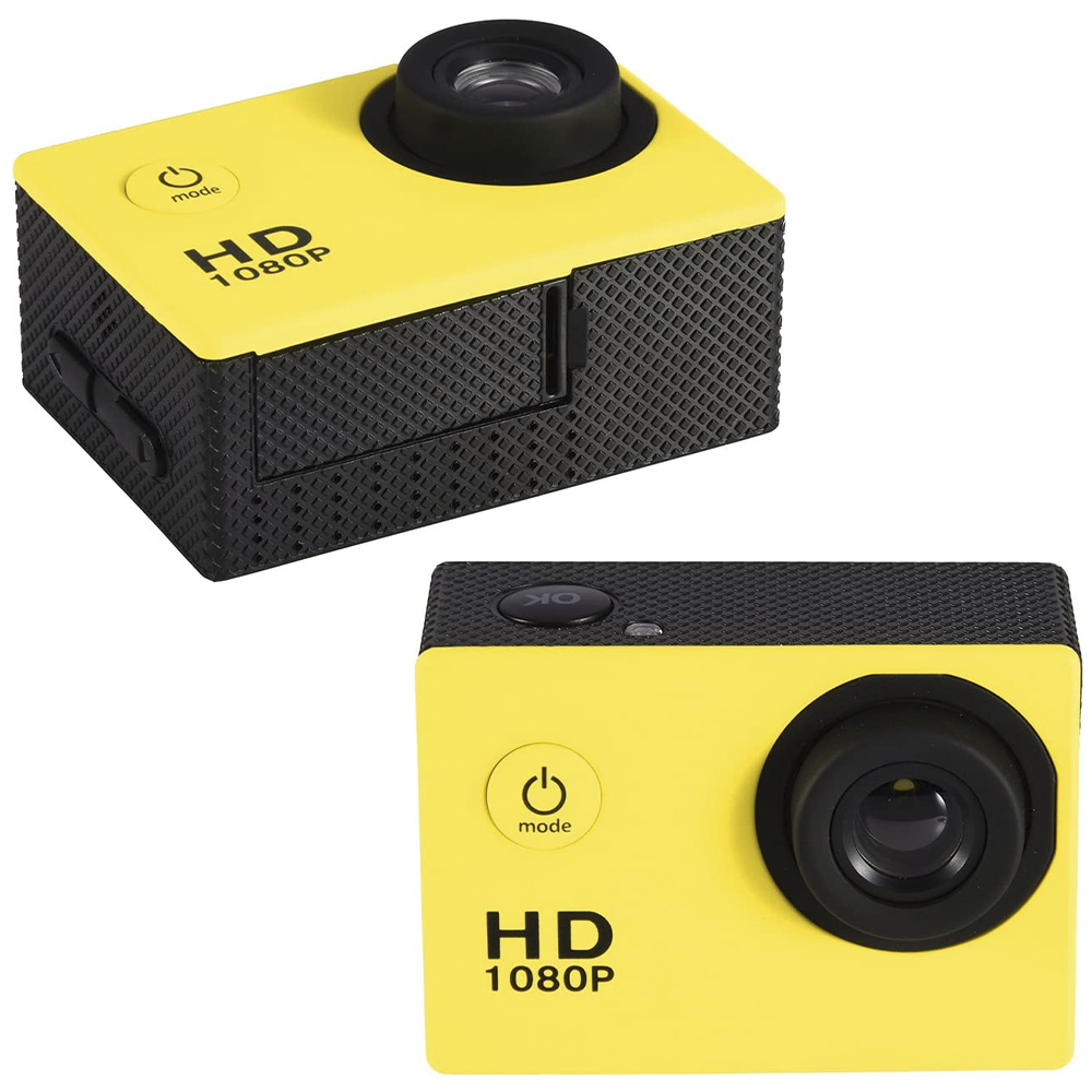 Camara action cam Full HD 1080P Deportes submarinos hasta 30 mt con Kit