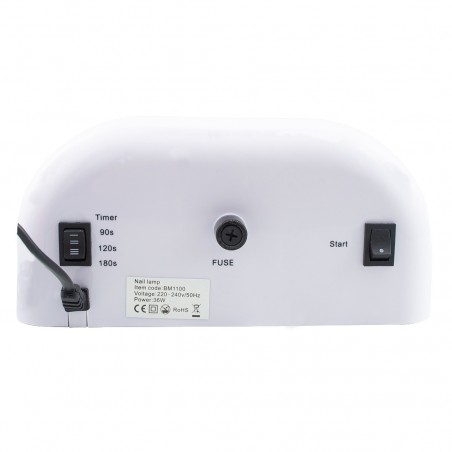 Lámpara UV LED profesional 36W 026974 Temporizador 90-120-180s para manicura