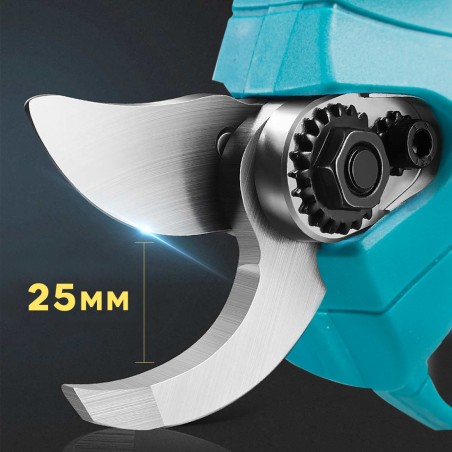 Tijeras de podar eléctricas KRAFTROYAL YOD-5016 con 2 baterías 26V Corte 25mm