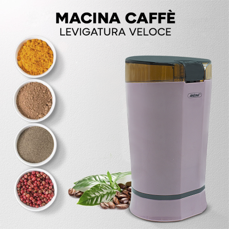 Molinillo eléctrico para el café especias o fruta 150W cuchillas de acero