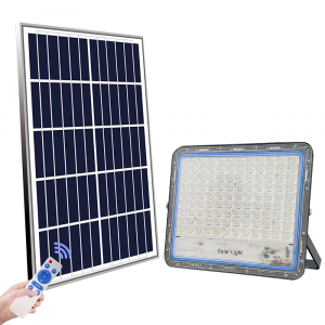 Faro LED panel solar lámpara 300W 79300 crepúsculo con...