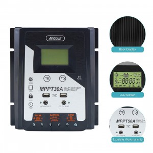 Controlador carga solar MPPT30A 12-24V Controlador... 2