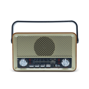 Radio FM retro inalámbrico Q-SY500 Altavoz portátil MP3 Bluetooth USB AUX TF