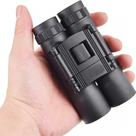 Prismáticos profesionales compactos 10x25 30012 mini prismáticos plegables