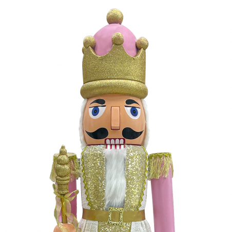 Soldado Cascanueces 392070 Soldado De Juguete Rosa 80Hcm Adornos Navideños