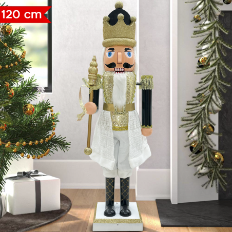 Soldado Cascanueces 392083 color negro 120Hcm con Luces Sonidos y Movimiento