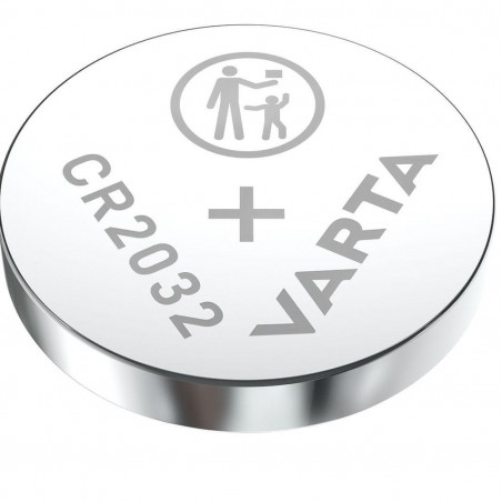 Blister 2 Pilas litio Varta CR2032 pila de botón 3V 230 mAh en acero