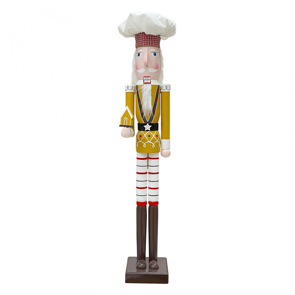 Cascanueces Soldado Chef 90cm 433046 Adornos Navideños con casita