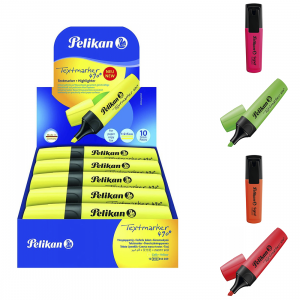 Subrayadores Pelikan 490 Highlighter Pack 10 Piezas con...