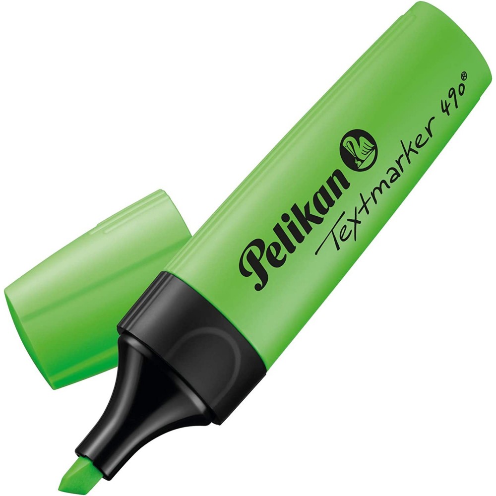 Subrayadores Pelikan 490 Highlighter Pack 10 Piezas con Clip Cap