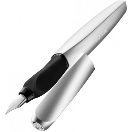 Pluma estilográfica Pelikan Twistx Frosted mango ergonómico de tinta azul